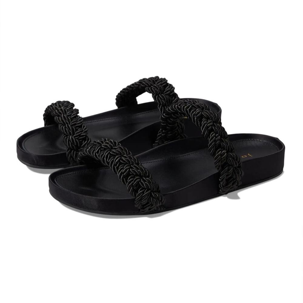 Joie‎ Constance Women’s Black Corded Braided Slip In Summer Sandal Size 5.5 NIB